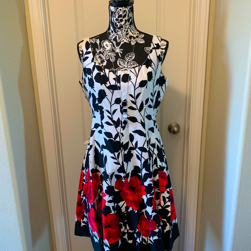 Dress with flowers